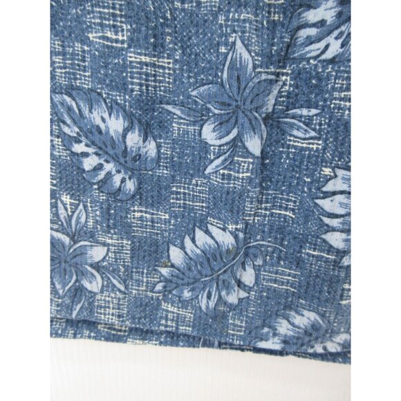 VINTAGE Ocean Pacific Shirt Large OP Hawaiian Floral Button Up Camp * - Picture 8 of 10